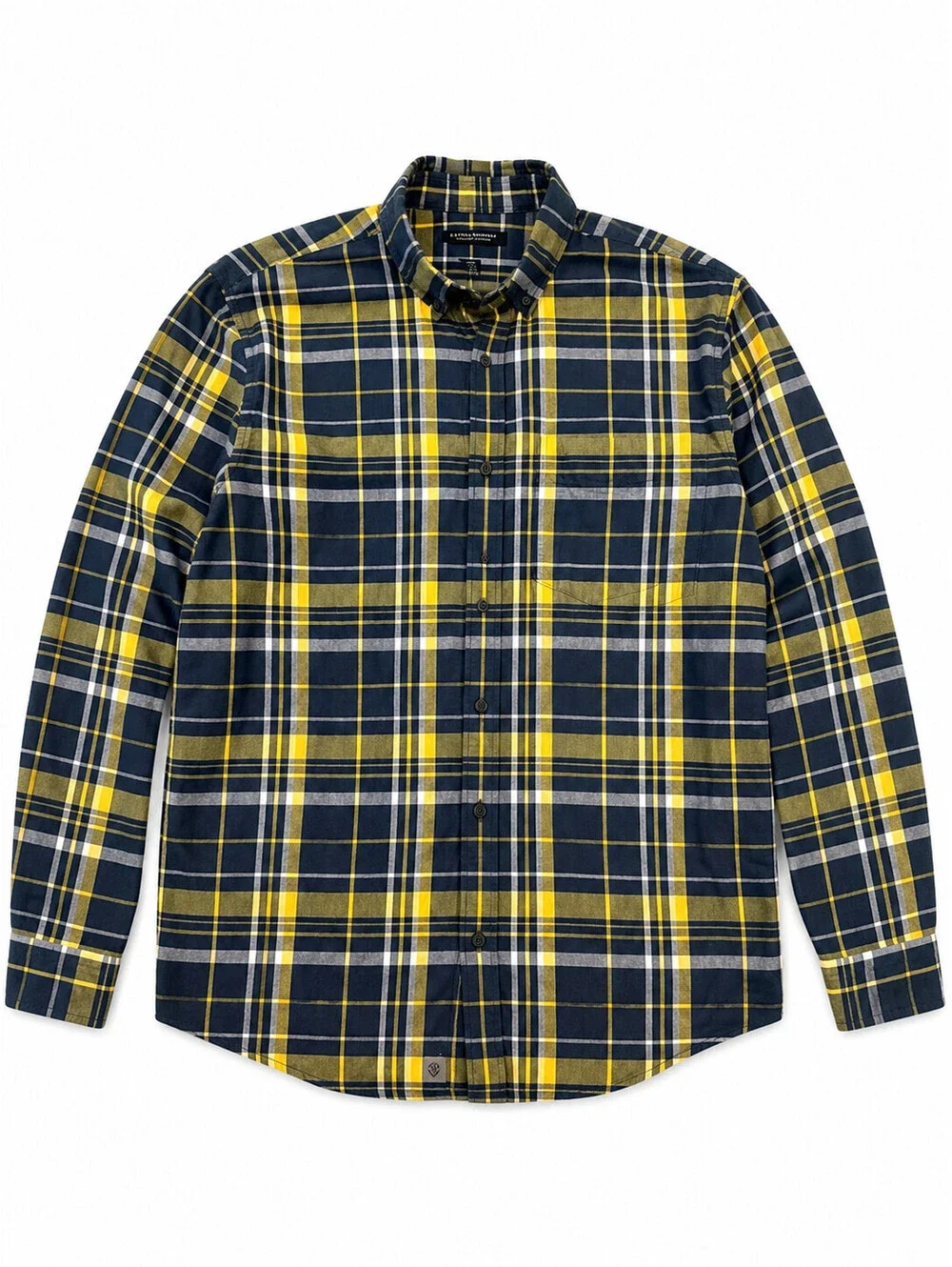 Banana Republic Men's Ultra-Soft Flannel Plaid Shirt Slim Fit Size XL